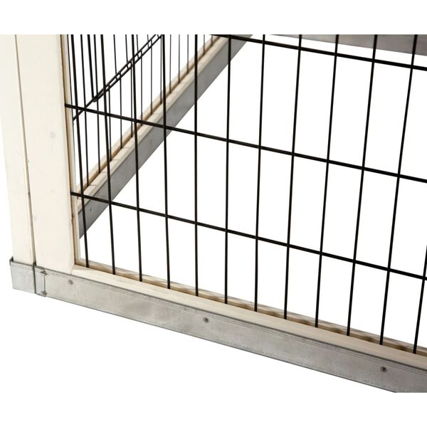 Kerbl Rodent House with Metal Bottom Lucky White 115x65x100 cm
