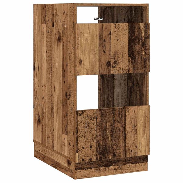 vidaXL Laundry Cabinet Old Wood 50 x 68 x 102 cm Engineered wood