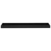 vidaXL Loggia Wall Shelves 4 pcs Black 80x15x4 cm MDF