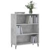 vidaxL Shelf Cabinet Concrete Grey 69.5x32.5x90 cm Engineered Wood