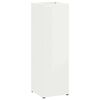 vidaXL Umbrella Stand with Storage White 15.5 x 15.5 x 49 cm Metal