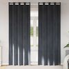 vidaXL Blackout Curtains 2 pcs Light Grey 140 x 260 cm Velvet