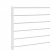 vidaXL Metal Headboard White 120 cm