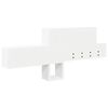 vidaXL Wall-Mounted Coat Rack White 100 x 12 x 43.5 cm Engineered wood