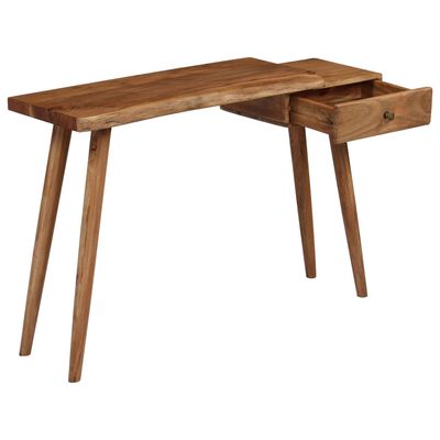 vidaXL Console Table Solid Acacia Wood 115x35x76 cm