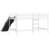vidaXL Kids'Loft Bed Frame with Slide White and Anthracite