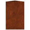 vidaXL Garden Planters 2 pcs Triangular 50x43x75 cm Weathering Steel
