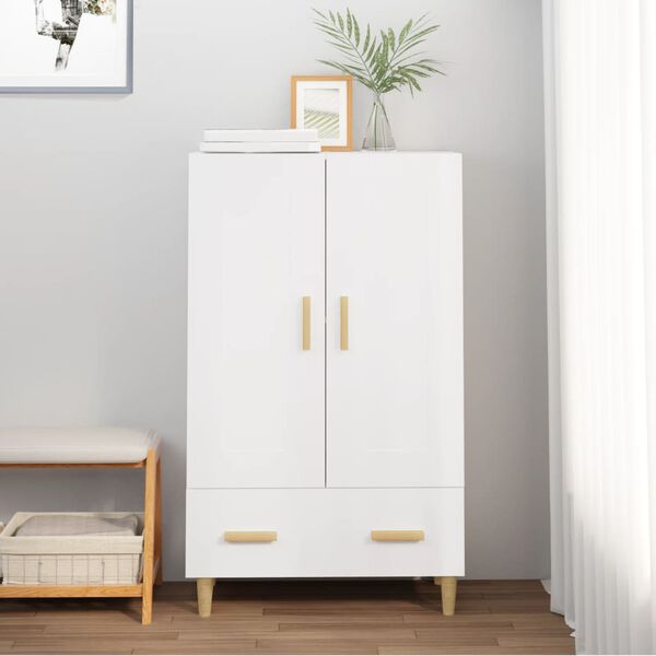 vidaXL Highboard White 70x31x115 cm Engineered Wood