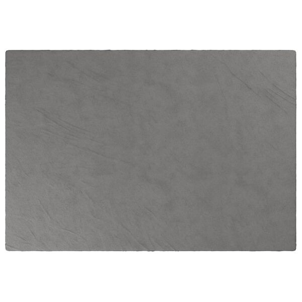 vidaXL Weighted Blanket with Cover Grey 137x200 cm Single 10 kg Fabric
