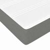vidaXL Pocket Spring Bed Mattress Grey 120 x 190 cm Polyester