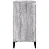 vidaXL Bedside Cabinet Grey Sonoma 40x35x70 cm Engineered Wood