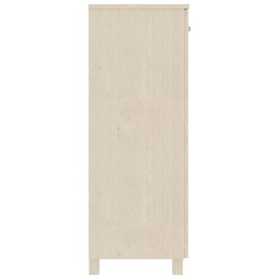 vidaXL Shoe Cabinet HAMAR Honey Brown 85x40x108 cm Solid Wood Pine