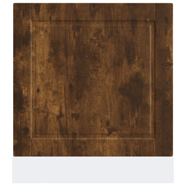 vidaXL Dishwasher Panel Porto Smoked Oak 60x1.5x67 cm Engineered Wood