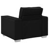 vidaXL Sofa Black 99 x 78 x 84 cm Fabric