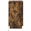 vidaXL Bedside Cabinet Smoked Oak 39 x 34.5 x 65 cm Engineered wood