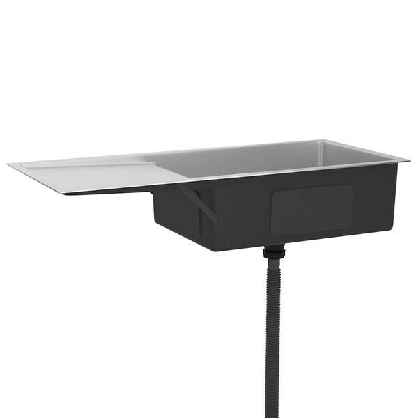 vidaXL Handmade Kitchen Sink Stainless Steel