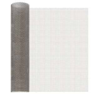 vidaXL Mesh Screen 60 x 500 cm 3 Mesh Stainless Steel 201 Silver