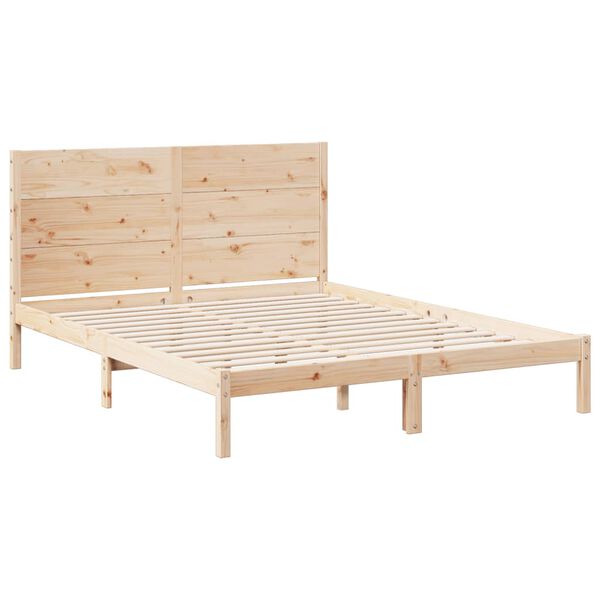 vidaXL Extra Long Bed Frame without Mattress 160x220 cm Solid Wood