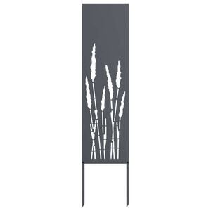 vidaXL Garden Privacy Screen Anthracite 32 x 140 cm Cold-rolled steel