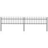 vidaXL Garden Fence | Steel | Sturdy | Rectangular | Modern