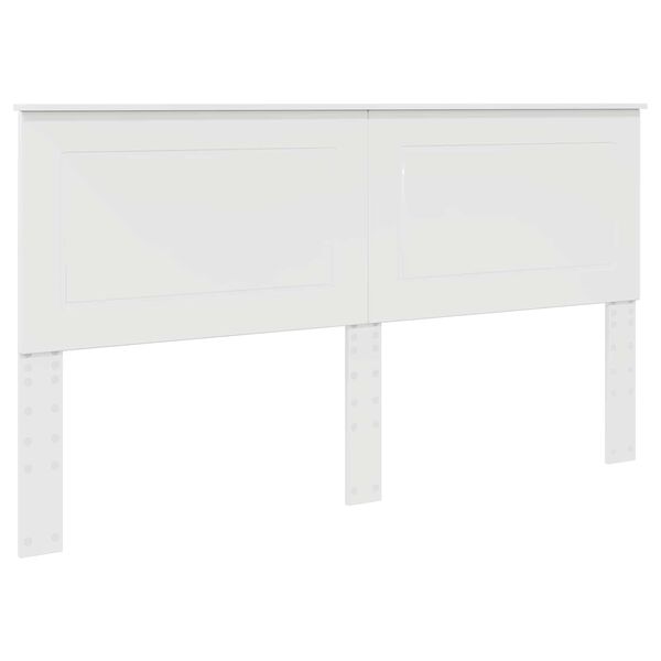 vidaXL Headboard Gloss White 200 cm Engineered Wood