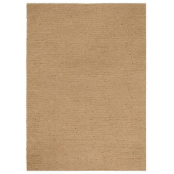 vidaXL Handmade Loop Pile Rug 80x160 cm Jute and Cotton