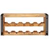 vidaXL Wine Rack Brown 100 x 45 x 33 cm Solid Rough Mango Wood
