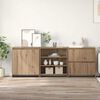 vidaXL Sideboard 3 pcs Artisan Oak 70 x 41 x 75 cm Engineered Wood