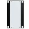 vidaXL Wall Mirrors 6 pcs Black 100x60 cm Metal