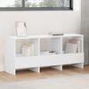 vidaXL Magazine Rack White 102 x 30 x 45 cm