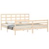 vidaXL Bed Frame without Mattress Super King Size Solid Wood