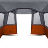 vidaXL Tailgate Tent for Caravan Grey and Orange 352 x 250 x 240 cm