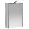 vidaXL Bathroom Mirror Cabinet Grey Sonoma 43 x 16 x 62.5 cm