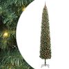 vidaXL Artificial Christmas Tree with 300 LEDs with Stand Green 300 cm