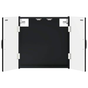 vidaXL Dartboard Cabinet HAARLEM Black 52.5 x 10.5 x 53.5 cm