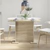 vidaXL Dining Table Sonoma Oak 110x60x75 cm Engineered Wood