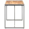 vidaXL Dining Table 120x60x75 cm Solid Rough Mango Wood