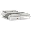 vidaXL Extra Long Bed Frame without Mattress White 200x220 cm Solid Wood Pine