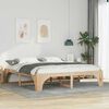 vidaXL Bed Frame Brown 180 x 200 cm Solid Pine Wood