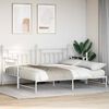 vidaXL Daybed Frame White 107 x 203 cm Steel