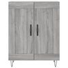 vidaXL Highboard Grey Sonoma 69.5x34x180 cm Engineered Wood