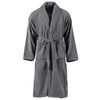 vidaXL Unisex Terry Bathrobe 100% Cotton Anthracite M