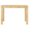vidaXL Dining Table Panama 112x60x75 cm Solid Wood Pine
