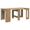 vidaXL Dinning Table 180 x 85 x 75 cm Engineered Wood Artisan Oak