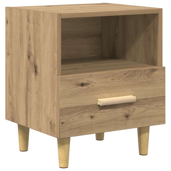 vidaXL Bedside Cabinet Artisan Oak 40 x 35 x 47 cm Engineered Wood