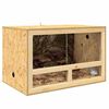 vidaXL Terrarium Brown 80 x 50 x 50 cm OSB