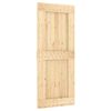 vidaXL Sliding Door with Hardware Set 85x210 cm Solid Wood Pine