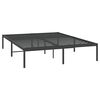 vidaXL Metal Bed Frame without Mattress Black 160x200cm