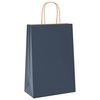 vidaXL Paper Bags 50 pcs with Handles Blue 21x11x31 cm