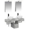 vidaXL Bathroom Cabinet Set 5 pcs Concrete Grey Engineered Wood